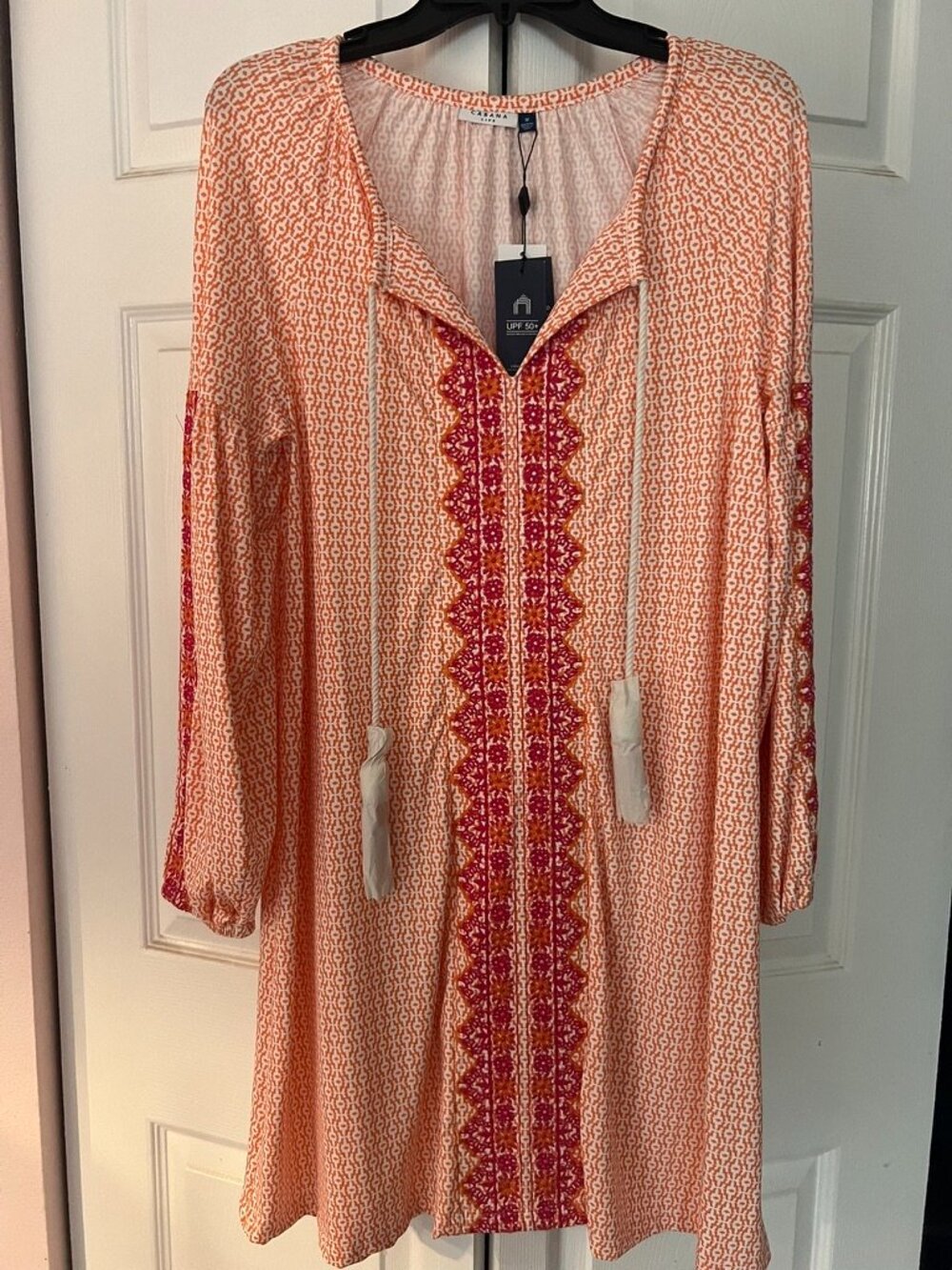NWT Cabana Life M Tulum coverluxe tassel tunic dress UPF 50+ NWT/NEW Cabana Life